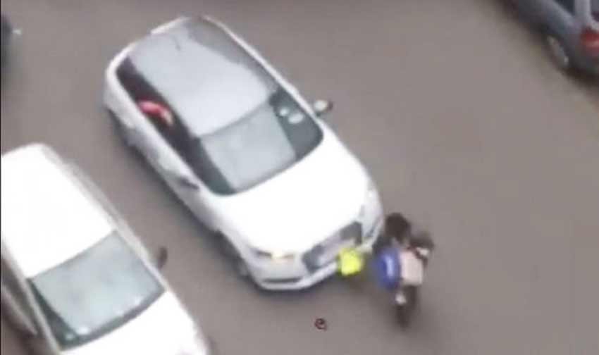 Muslim woman, mown, anti Islam rally, Brussels district, Molenbeek, isis, islamic state in beljium, trouble in brussels