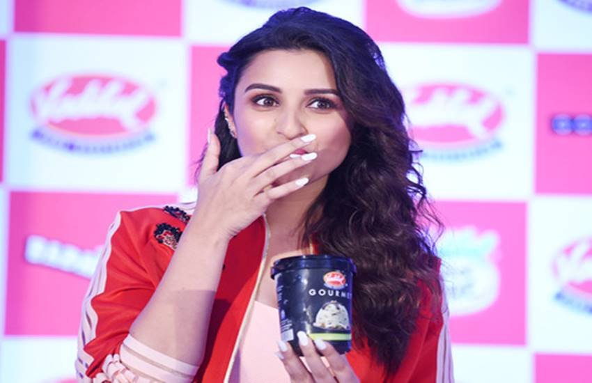 Parineeti Chopra, Parineeti Chopra pics, Parineeti Chopra delhi pics, Parineeti Chopra ice cream launch, Parineeti Chopra photos, Parineeti Chopra news, Parineeti Chopra movies, Parineeti, Parineeti pics, Parineeti photos, entertainment