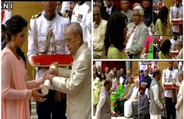bollywood, Padma awards, priyanka chopra, rajinikanth, sania mirza, Udit Narayan, National award, national news, ramu ji
