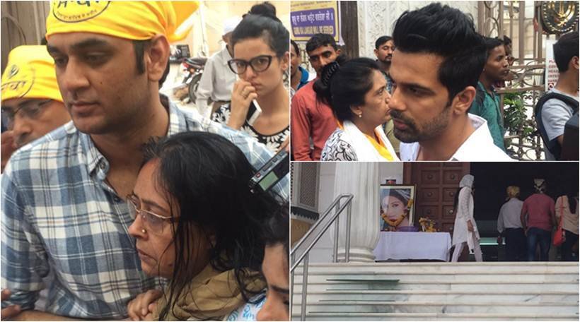 pratyusha banerjee, Balika Vadhu Pratyusha Banerjee, Pratyusha banerjee prayer meet photos, pratyusha banerjee prayer meet, pratyusha banerjee mother, smita Bansal, pratyusha banerjee father, pratyusha banerjee last rites, pratyusha banerjee death, pratyusha banerjee pics, pratyusha banerjee last pics, pratyusha banerjee dies, pratyusha banerjee dead, pratyusha banerjee news, pratyusha, pratyusha boyfriend, entertainment, anoop soni, shashank vyas, sambhavna seth, kamya punjabi, kamya pratyusha