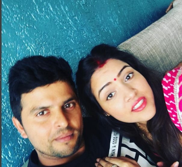 Suresh Raina, Suresh Raina wife, Suresh Raina wife baby, Suresh Raina wife photos, Suresh Raina father, Cricket, Sports Gallery, suresh raina-priyanka chaudhry, suresh raina wife, suresh raina with his wife