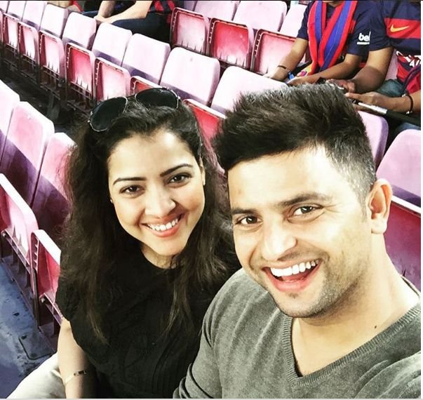 Suresh Raina, Suresh Raina wife, Suresh Raina wife baby, Suresh Raina wife photos, Suresh Raina father, Cricket, Sports Gallery, suresh raina-priyanka chaudhry, suresh raina wife, suresh raina with his wife