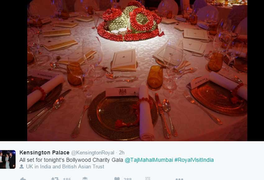 bollywood stars, royal couple, royals in india, kate midelton, prince wiliams, dinner party, shahrukh khan, aishwarya rai,