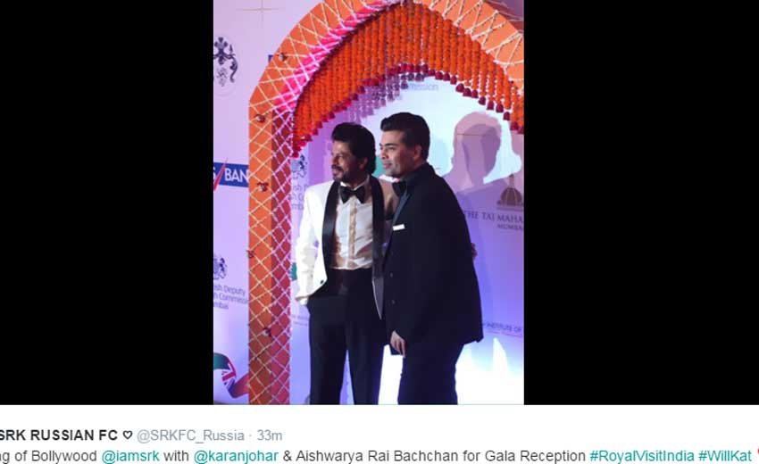 bollywood stars, royal couple, royals in india, kate midelton, prince wiliams, dinner party, shahrukh khan, aishwarya rai,