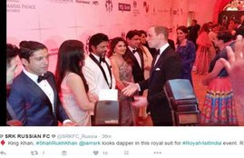 #RoyalVisitIndia, bollywood stars, royal couple, royals in india, kate midelton, prince wiliams, dinner party, shahrukh khan, aishwarya rai,