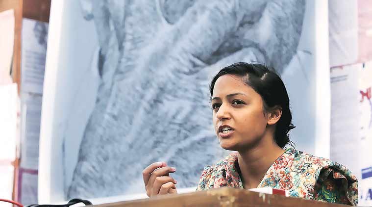shehla rashid shora, Siachen, india , pakistan, indo-pak relation Jawaharlal Nehru University Students’ Union, JNUSU, JNU resolution, JNU Shehla Rashid Shora, JNU, JNU news, JNU row, delhi news, india news