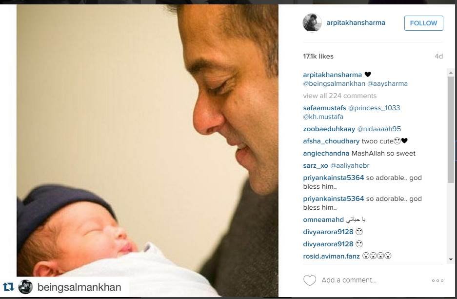 Super Sharma, ahil sharma, Salman Khan, Salman Khan Nephew, ahil sharma pics, ahil sharma photos, arpita khan, ayush sharma, bollywood news, latest bollywood news, salman khan, ahil, salman khan nephew, salman khan ahil, aprita khan, arpita khan sharma, aayush sharma, arpita khan son, arpita khan ahil, arpita khan new born baby, arpita khan salman khan, ahil nanny, entertainment news