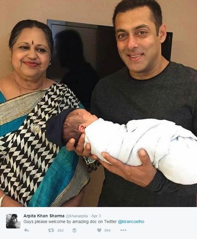 Super Sharma, ahil sharma, Salman Khan, Salman Khan Nephew, ahil sharma pics, ahil sharma photos, arpita khan, ayush sharma, bollywood news, latest bollywood news, salman khan, ahil, salman khan nephew, salman khan ahil, aprita khan, arpita khan sharma, aayush sharma, arpita khan son, arpita khan ahil, arpita khan new born baby, arpita khan salman khan, ahil nanny, entertainment news