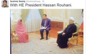 Sushma Swaraj, External Affairs minister Sushma swaraj, Sushma swaraj twitter, twitter mocks sushma swaraj, Iran trip, Iranian oil, oil-rich Iran, Chabahar port,