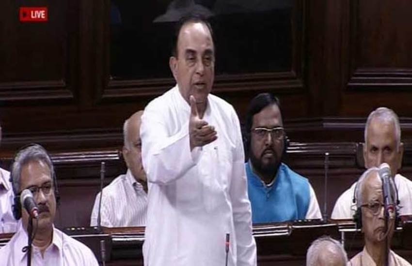 Subramanian Swamy, Subramanian Swamy rajya sabha, parliament, parliament live, rajya sabha live, congress, BJP, ghulam nabi azad, agusta westland VVIP chopper deal, Subramanian Swamy on chopper deal,Agusta chopper deal latest news, subramanian swamy latest news