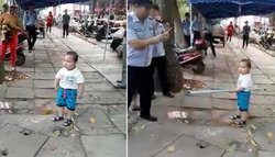 दादी को बचाने के लिए चीनी बच्‍चे ने उठा ली स्‍टील की पाइप, VIDEO हुआ वायरल