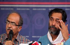swaraj abhiyan, yogendra yadav new party, prashant bhushan new party, yogendra yadav punjab polls, prashant bhushan punjab polls, punjab elections