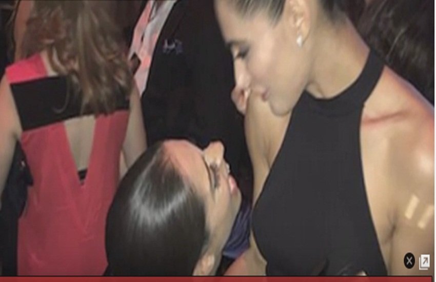nargisfakhri#mtv #mtvmovieawards, iisuperwomanii,lilly nargis,lilly singh,mtv movie awards,nargis fakhri,superwoman,superwoman nargi, Nargis Fakhri Photso, Nargis fakhri hot photos, nargis fakhri kissing pose with lily singh