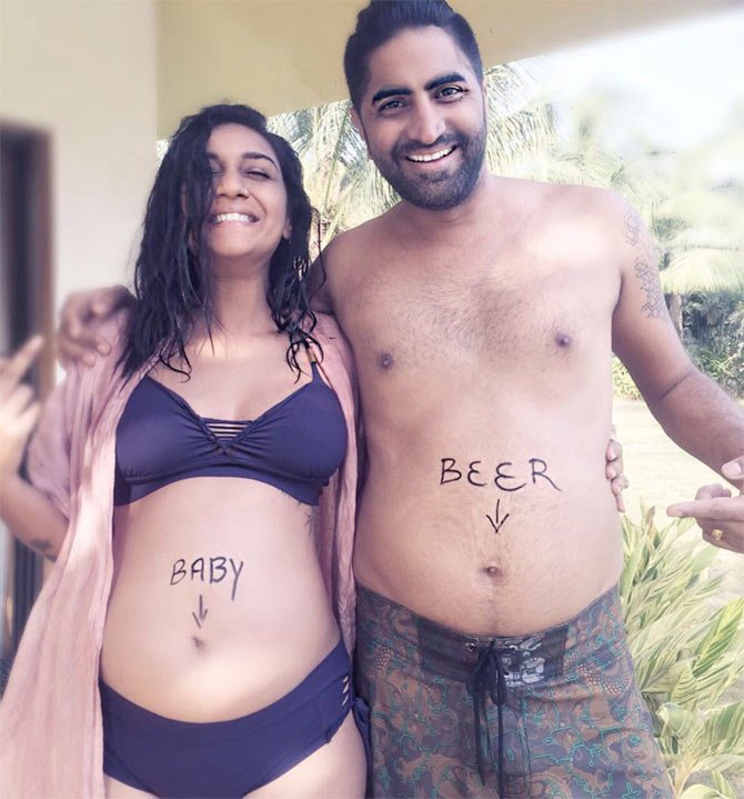 Shveta Salve, Instagram, Hermit Sethi, Picture, photoshoot, hot tv actress, indian tv actress, baby bumb, pregnan shveta salve