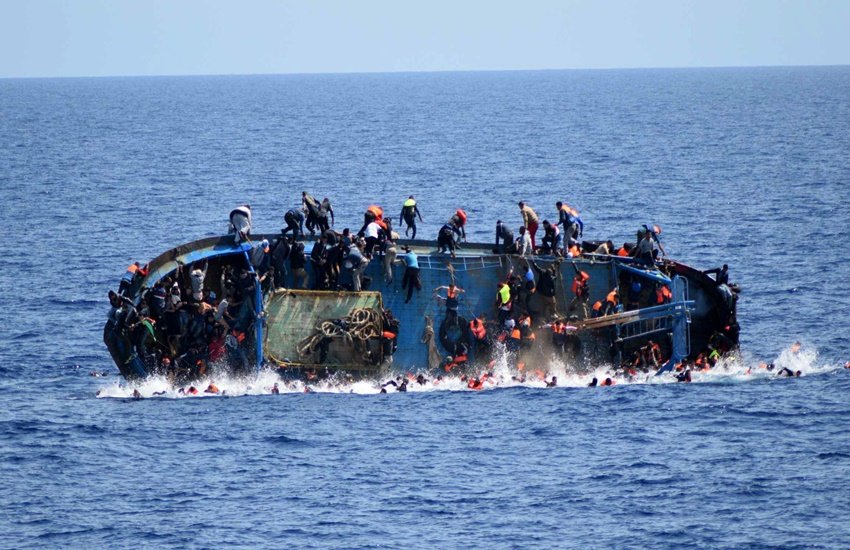 Italy, boats capsised, Mediterranean Sea