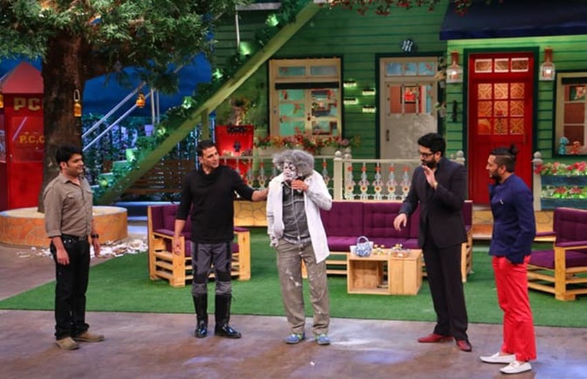 Krushna Abhishek, Mika Singh, Kapil Sharma, Navjot Singh Sidhu, The Kapil Sharma Show, Comedy nights, TV, Web Exclusive