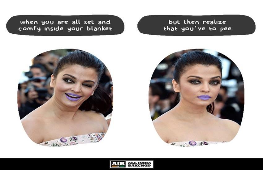 aishwarya rai,aishwarya rai bachhan,aishwarya rai purple lipstick,aishwarya rai trolled,aishwarya rai memes,AIB,Cannes