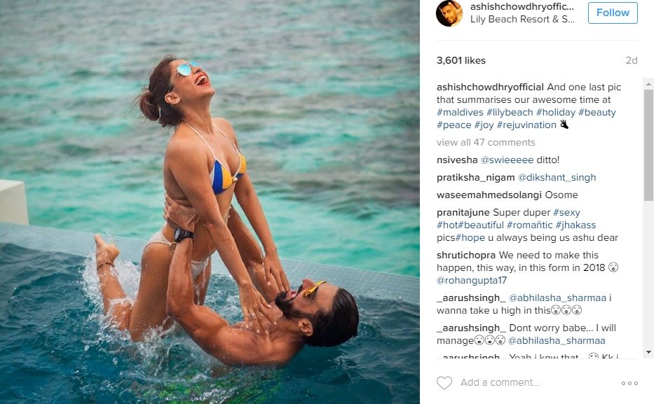 Ashish Choudhary And Samita Bangargi, Ashish Choudhary, Samita Bangargi, Ashish Choudhary And Samita Bangargi maldives vacation, Ashish Choudhary Samita Bangargi lovelife, Ashish chaudhary hot wife