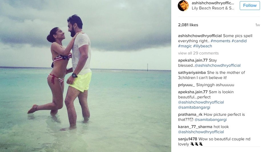 Ashish Choudhary And Samita Bangargi, Ashish Choudhary, Samita Bangargi, Ashish Choudhary And Samita Bangargi maldives vacation, Ashish Choudhary Samita Bangargi lovelife, Ashish chaudhary hot wife