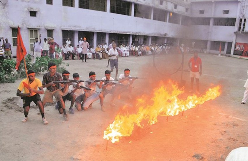 bajrang dal, Faizabad Bajrang Dal, bajrang dal ayodhya, ram naik, Mahesh Mishra, Mahesh Mishra arrested, bajrang dal arrest bajrang dal, Faizabad Bajrang Dal, bajrang dal ayodhya, ram naik, Mahesh Mishra, Mahesh Mishra arrested, bajrang dal arrest