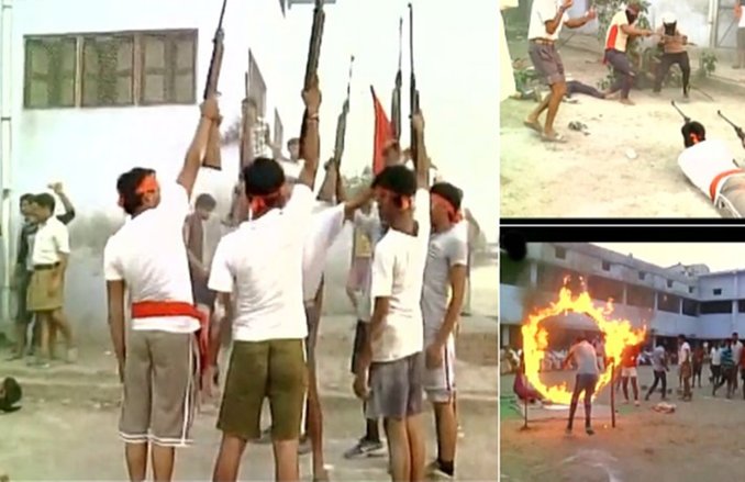 शौर्य प्रशिक्षण शिविर पर विरोधियों का निशाना