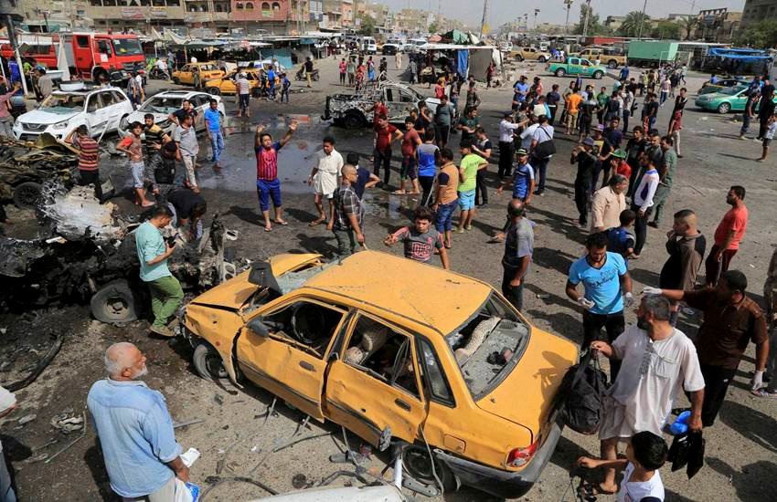 Baghdad Car Bombing, Baghdad Market Blast, Iraq Car Blast, Baghdad Suicide Blast, Baghdad car Blast, ISIS Baghdad Blast