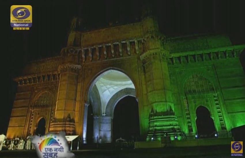 Ek nayi subah,Amitabh Bachchan,Modi gove 2 years,India Gate,Raveena Tandon,Vidya Balan,Kajol,Arun jaitley,Dr Jitendra Singh,Rajiv Pratap Rudy,Uma Bharti,Ravishankar Prashad,Kailash Kher,Manoj Tiwari,Harsimrat Kaur Badal,Devendra Fadnavis,Nitin Gadkari