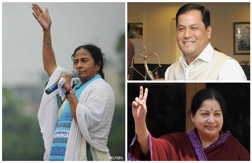 bachelor cm,non married chief minister, mamata banerjee, jayalalitha, sarbanand sonwal, election 2016, five state election result, polling result