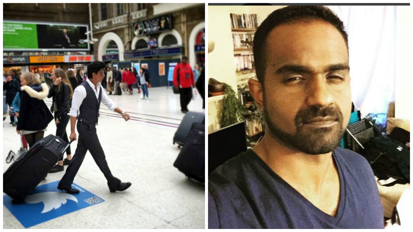 Shah Rukh Khan goes unnoticed at the London's Charing Cross station Malayalam, movies, news, headlines, gossip, entertainment,