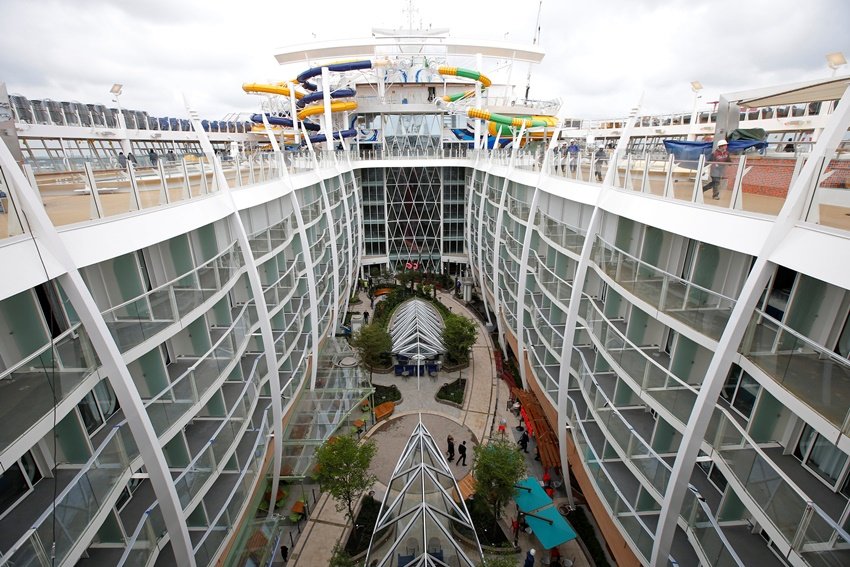 Harmony of the Seas, World largest cruise ship, Largest Ship, cruise ship, Harmony of the Seas Height, World's largest cruise, Saint-Nazaire shipyard, Maiden voyage, Effiel Tower, Effiel Tower Height, biggest cruise ship, biggest cruise ship pics, Harmony of the Seas pics, Harmony of the Seas photo, World largest cruise ship photo, World largest cruise ship pics