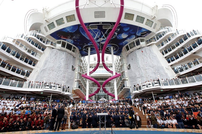Harmony of the Seas, World largest cruise ship, Largest Ship, cruise ship, Harmony of the Seas Height, World's largest cruise, Saint-Nazaire shipyard, Maiden voyage, Effiel Tower, Effiel Tower Height, biggest cruise ship, biggest cruise ship pics, Harmony of the Seas pics, Harmony of the Seas photo, World largest cruise ship photo, World largest cruise ship pics