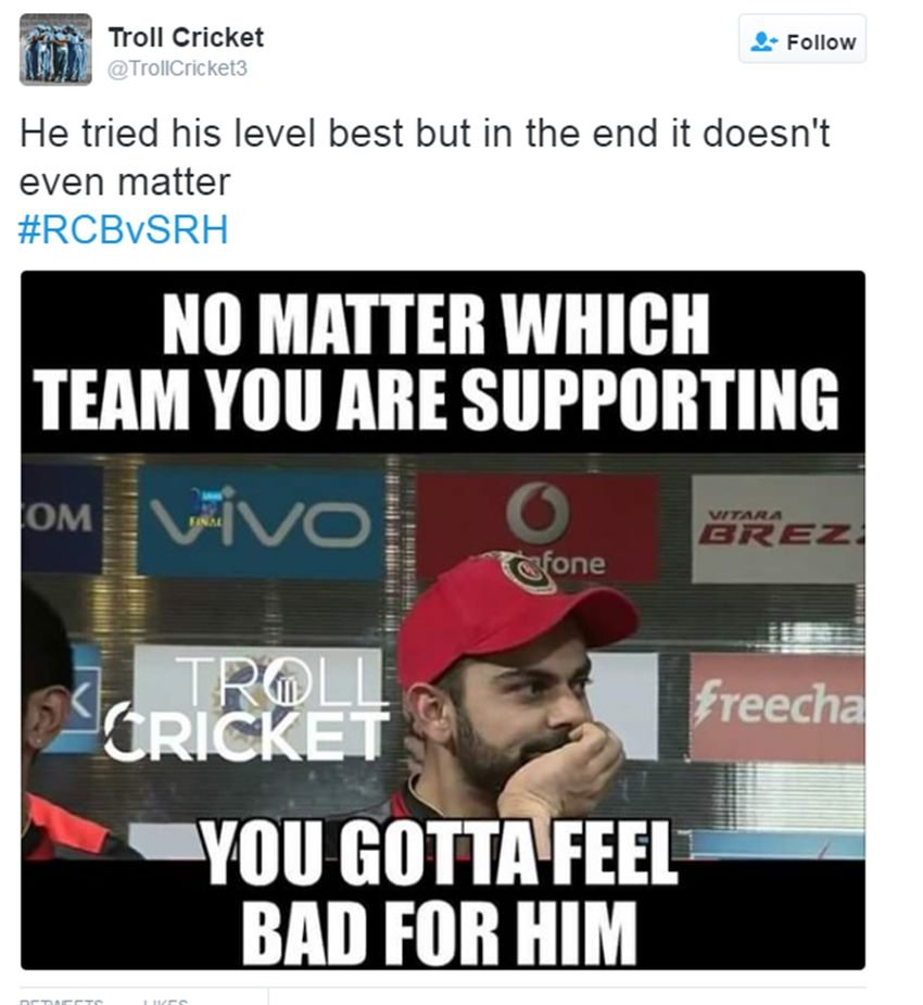 IPL 2016, ipl, ipl 9, Ipl twitter, IPL 2016 Twitter, ipl 9 winner, ipl 9 2016, ipl 9 winner, ipl 9 winner prize, vivo ipl 9 2016, SRH VS RCB, SRH VS RCB final, SRH VS RCB ipl final, virat kholi, sunrisers hdyerabad, royal challenger bangalore, David warner, srh win, chrish gayle, SRH VS RCB Ipl 2016 final, shikhar dhawan