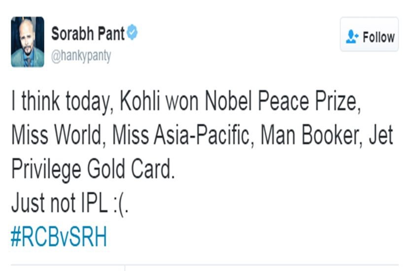 IPL 2016, ipl, ipl 9, Ipl twitter, IPL 2016 Twitter, ipl 9 winner, ipl 9 2016, ipl 9 winner, ipl 9 winner prize, vivo ipl 9 2016, SRH VS RCB, SRH VS RCB final, SRH VS RCB ipl final, virat kholi, sunrisers hdyerabad, royal challenger bangalore, David warner, srh win, chrish gayle, SRH VS RCB Ipl 2016 final, shikhar dhawan