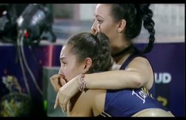 IPL 9, KKR cheerleader, KKR IPL, KKR cheerleader crying, KKR cheerleader VIRAL, KKR cheerleader Pics, KKR cheerleader Photos, SRK KKR cheerleader