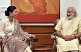 Kajol, PM Narendra Modi, hand wash campaign, meeting with pm modi