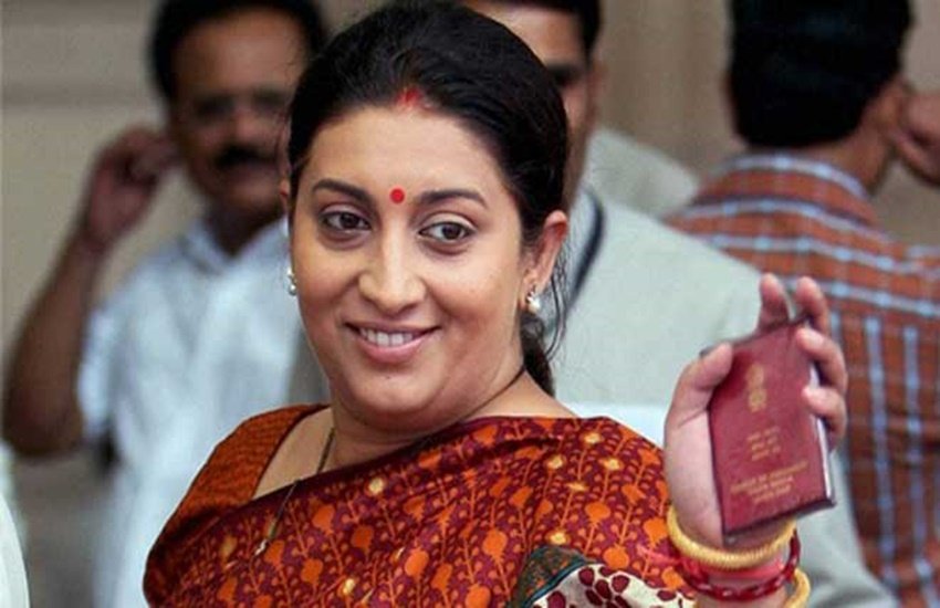 Smriti Irani, HRD Minister security, Z level security Irani, Hyderabad University, Delhi University