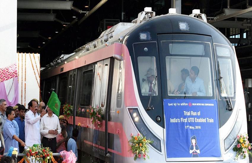 Delhi trial run driverless metro, driverless metro train, driverless metro delhi, driverless metro arvind kejriwal, driverless metro Venkaiah Naidu, delhi metro driverless, driverless metro in delhi, driverless metro train delhi, driverless metro trial run, trial run driverless metro