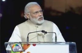 narendra modi, pm modi, modi at india gate, nai subah