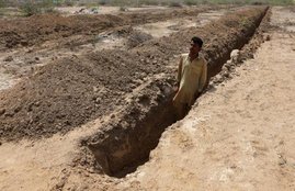 Heat waves,Summer,Pakistan,Karachi,Graves,Graveyards,Gravedigger,Hospital,Meterology,Ramadan