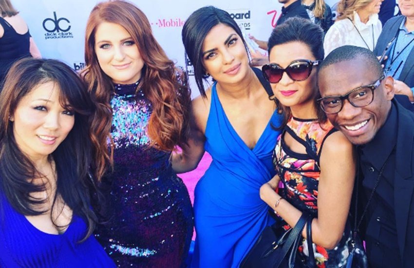 priyanka chopra, priyanka, meghan trainor, billboard music awards, billboard music awards priyanka, meghan trainor news, meghan trainor priyanka, priyanka chopra pics