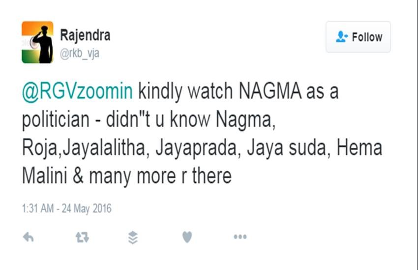 ram gopal varma, ram gopal varma tweet, angoorlata deka, BJP MLA angurlata, actress in politics, ram gopal varma angoorlata deka, angoorlata deka BJP