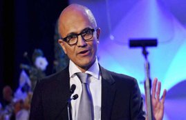 Satya Nadella, Satya Nadella latest news in hindi, Satya Nadella India, Microsoft, Microsoft CEO, Microsoft CEO Satya Nadella, Satya Nadella in india, Satya Nadella India Visit, Ravi Shankar Prasad, Ravi Shankar Prasad news, Satya Nadella Microsoft, Business News, Latest news, India News