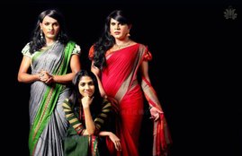 Maya Menon and Gowri Savithri, Transgender Women Model, designer Sharmila Nair Transgender Model, Transgender Model For sari, Transgender Model, Transgender Model Maya Menon, Transgender Model Gowri Savithri, Transgender Women Model, Transgender Women For Sari Designer Latest Collection