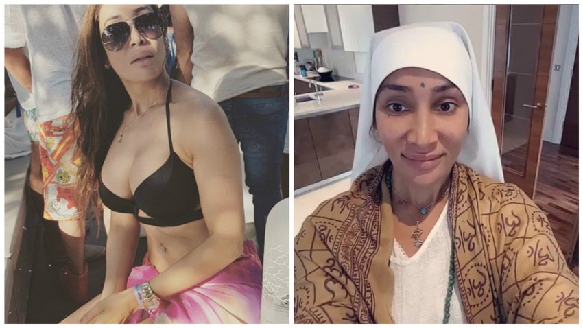 Gaia mother sofia, Sofia Hayat, sofia hayat divine tattooes, sofia hayat om bindi, sofia hayat om tattoo, sofia hayat spiritual journey, sofia hayat transformation, sofia hayat turns nun