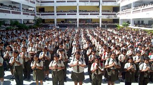morning assembly, jansatta article, jansatta Dunia mere Aage