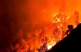 Fogg, Uttarakhand Fire, UK Fire, MI-17, Helicopter, Blaze, Jungle Fire, Fog problem