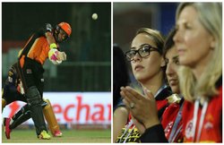 आईपीएल-9: मंगेतर युवराज को चीयर्स करने मैदान पर पहुंचीं हेजल कीच