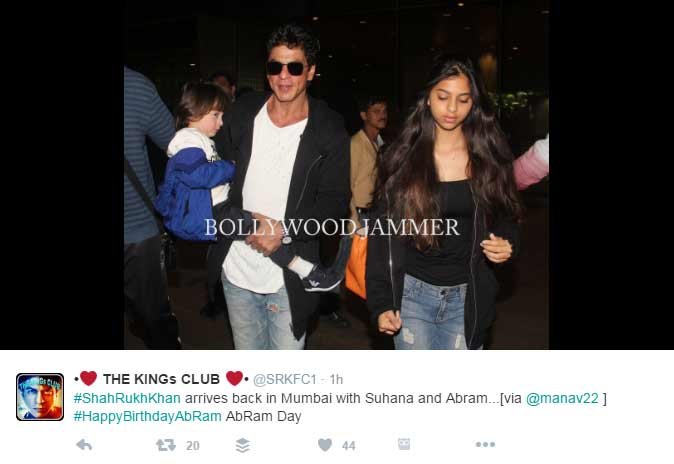 shah rukh khan, abram, abram birthday, abram third birthday, happy birthday abram, abram age, abram shah rukh khan, srk abram pics, shah rukh khan abram pics, abram childhood pics, abram srk photos, abram srk birthday pics, entertainment news, shah rukh khan photos, entertainment