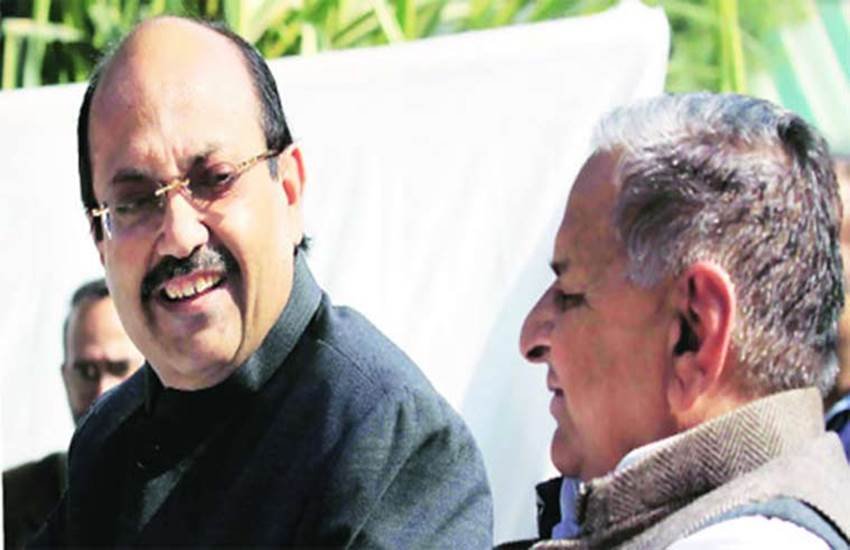 Amar Singh, rajya sabha, Mulayam singh yadav, samajwadi party, amar singh nominated, UP elections 2017, uttar pradesh poll, uttar pradesh news, amar singh rajya sabha, amar singh mulayam singh, amar singh smajwadi party, amar singh news, mulayam singh news, BJP, thakur voter, beni prasad verma, kurmi voters