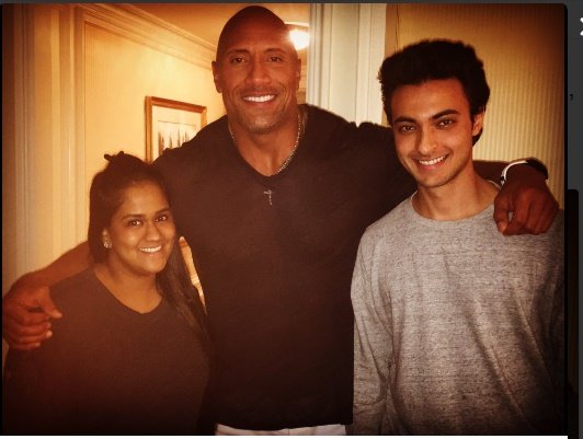 Arpita Khan, Dwayne, the rock, Johnson, priyanka chopra, priyanka baywatch, Aayush Sharma, Dwayne 'The Rock' Johnson batwatch, Dwayne Johnson, baywatch, Arpita Khan news, Arpita Khan photos, Arpita Khan the rock meeting, entertainment news